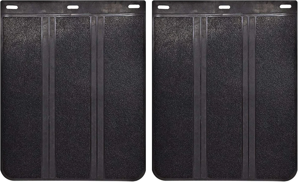 Two-Piece Rubber Mud Flap Set