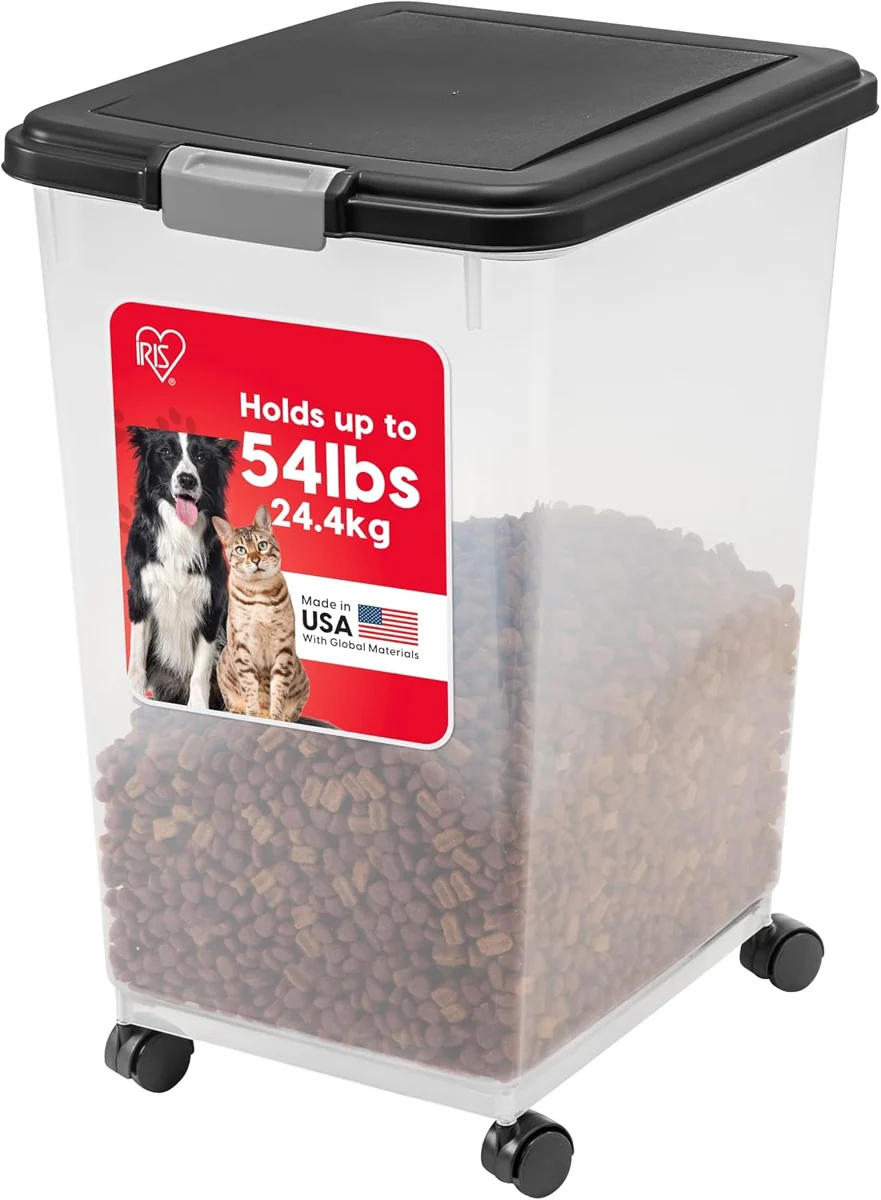 IRIS Wheeled Pet Food Container
