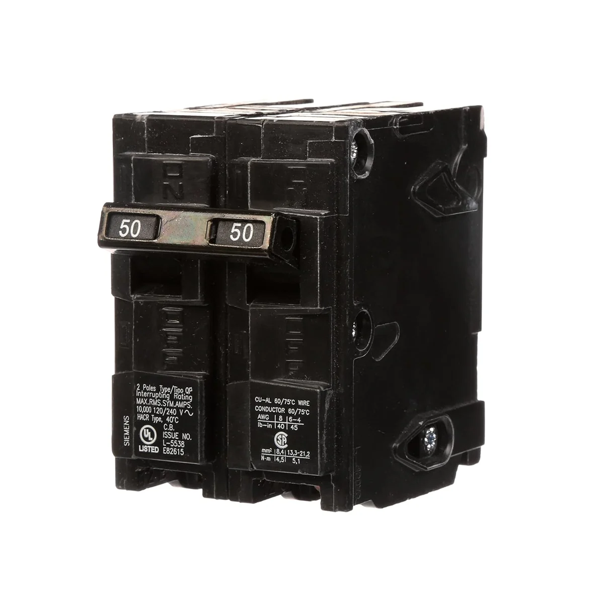 Siemens Q250 Two-Pole Breaker