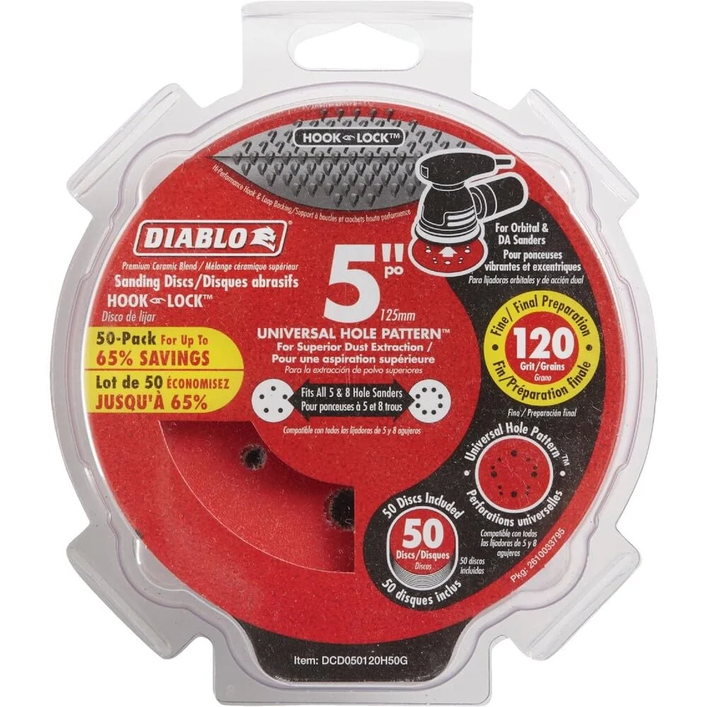 Diablo 120-Grit Sanding Discs