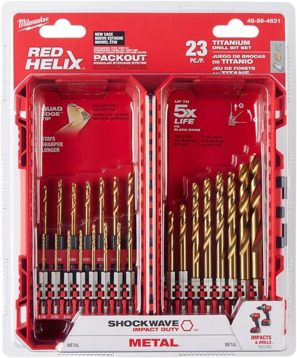 Milwaukee SHOCKWAVE Titanium Drill-Bit Set