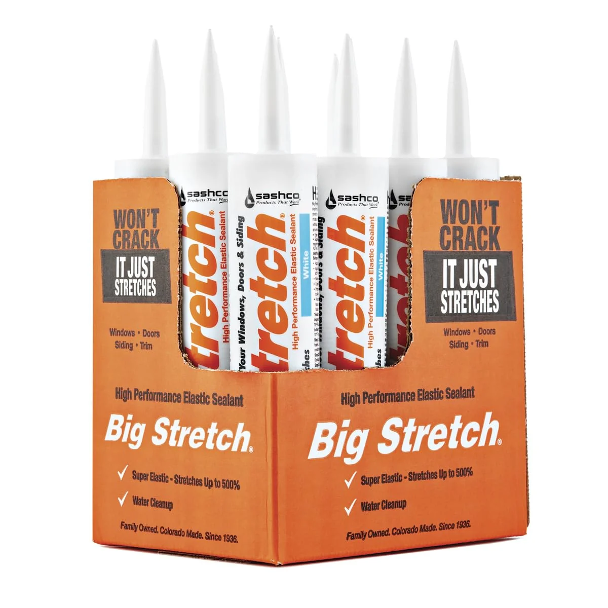 Sashco Big Stretch White Caulk
