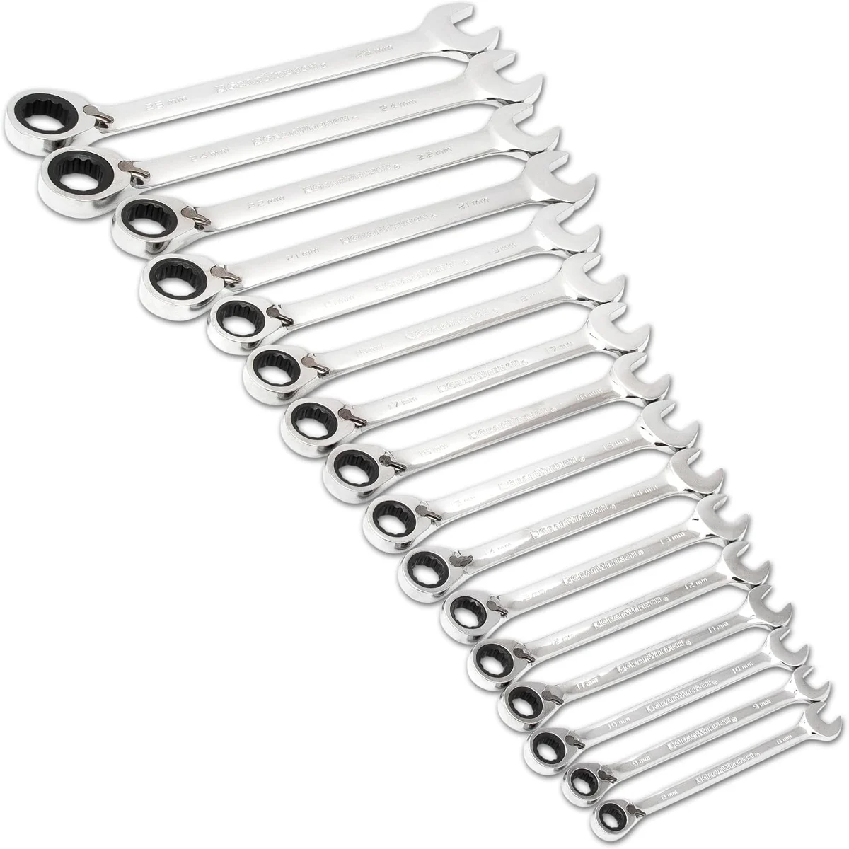 GEARWRENCH Reversible Metric Wrench Set