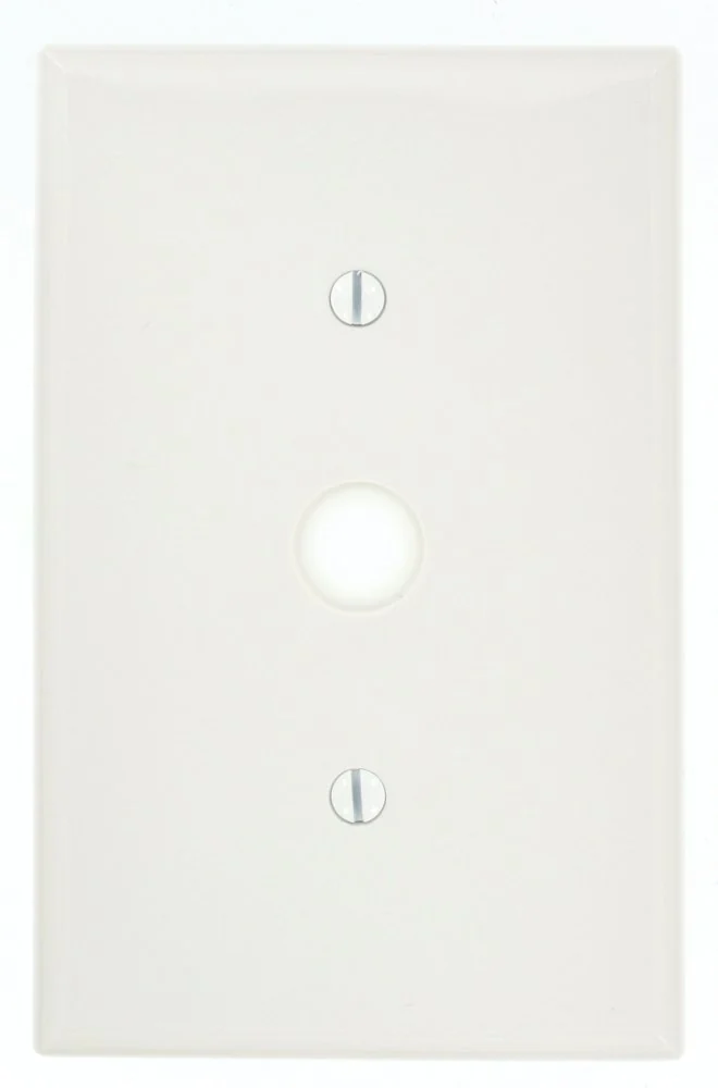 Leviton PJ11-W Midway Cable Wall Plate