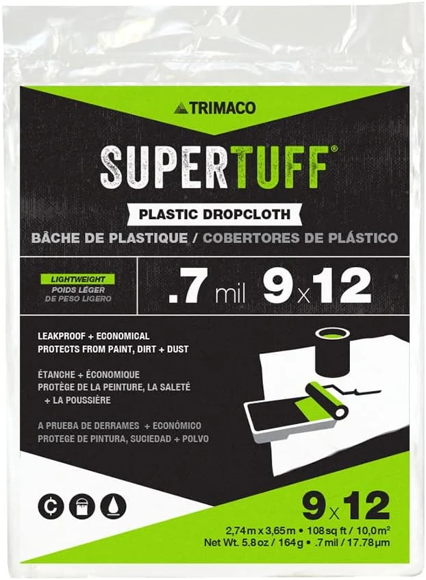 Trimaco SuperTuff 9-by-12-Foot Drop Cloth