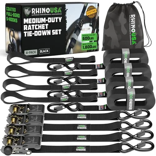 Ratchet Tie-Down Straps for My Equipment