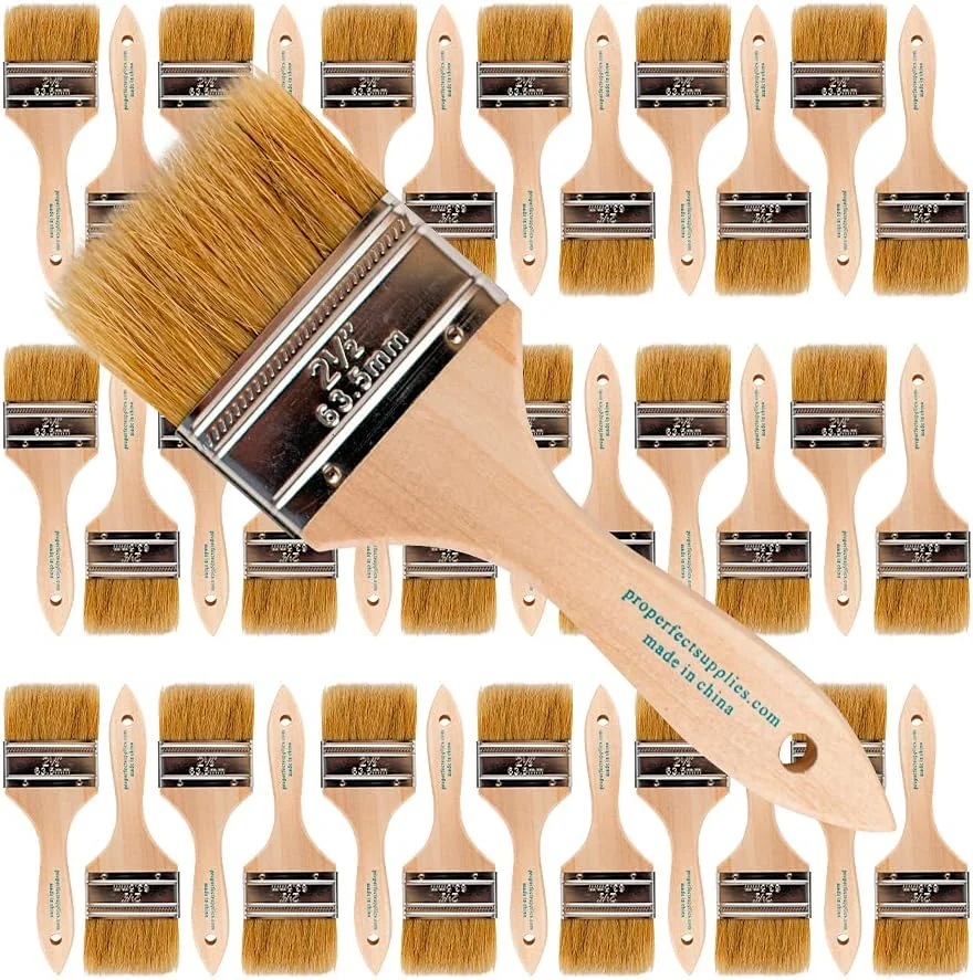 Chip Brushes in My Painting Kit