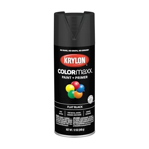 Flat Black Spray Paint in My Finish Kit
