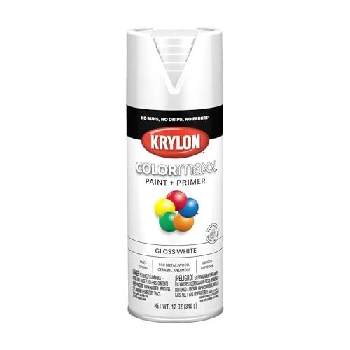 Krylon COLORmaxx Gloss White Spray Paint