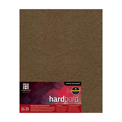 Ampersand Sixteen-by-Twenty Hardboard Panel