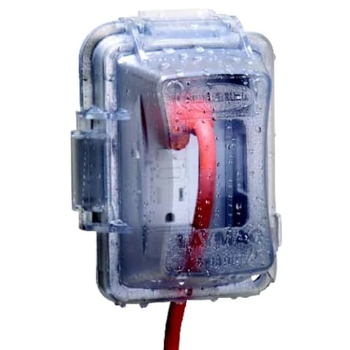TayMac Clear In-Use Electrical Cover