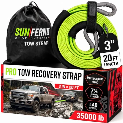 Loop-End Twenty-Foot Tow Strap