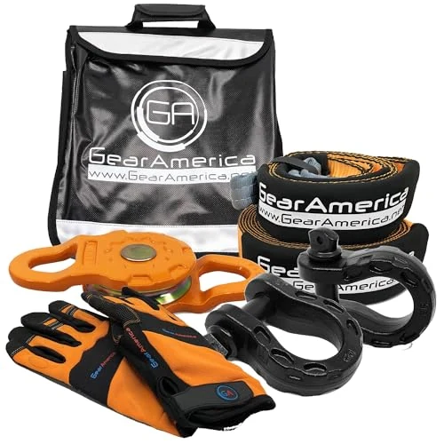 GearAmerica Tow-Strap and Shackle Kit