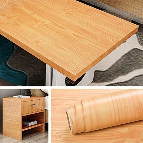 Livelynine Wood-Pattern Adhesive Film