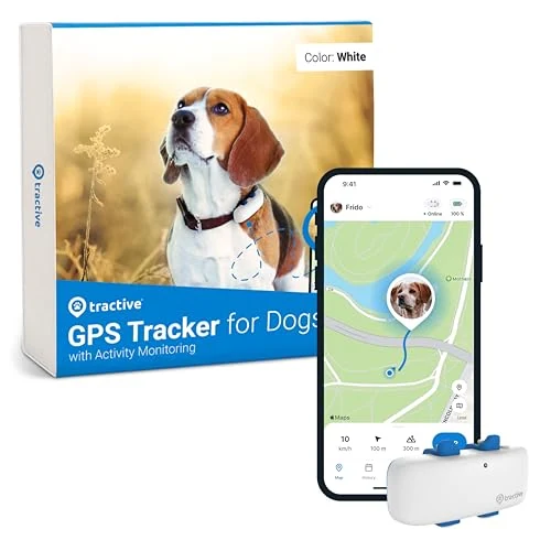 Tractive White Dog GPS Tracker