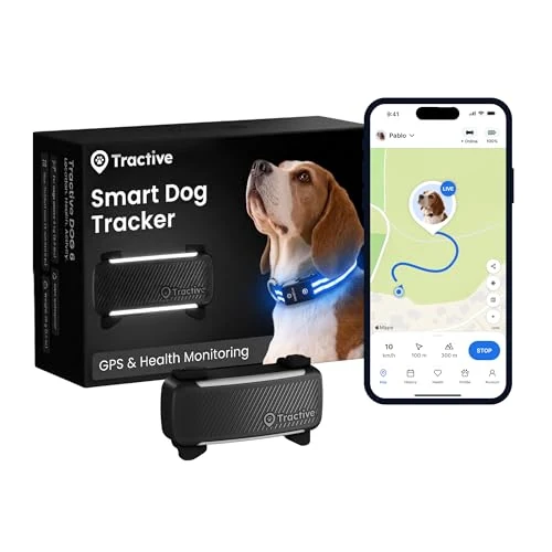 Tractive Blue GPS Collar