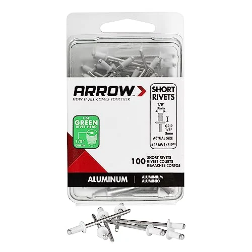 White Aluminum Rivets in My Build Kit