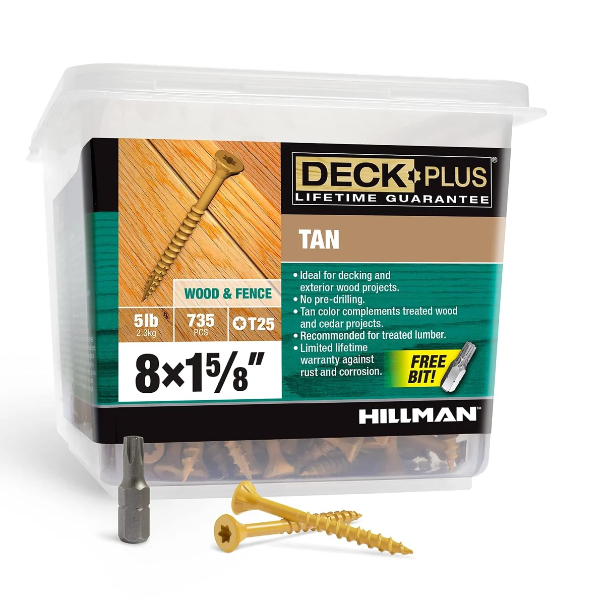 Deck Plus Number-8 Deck Screws