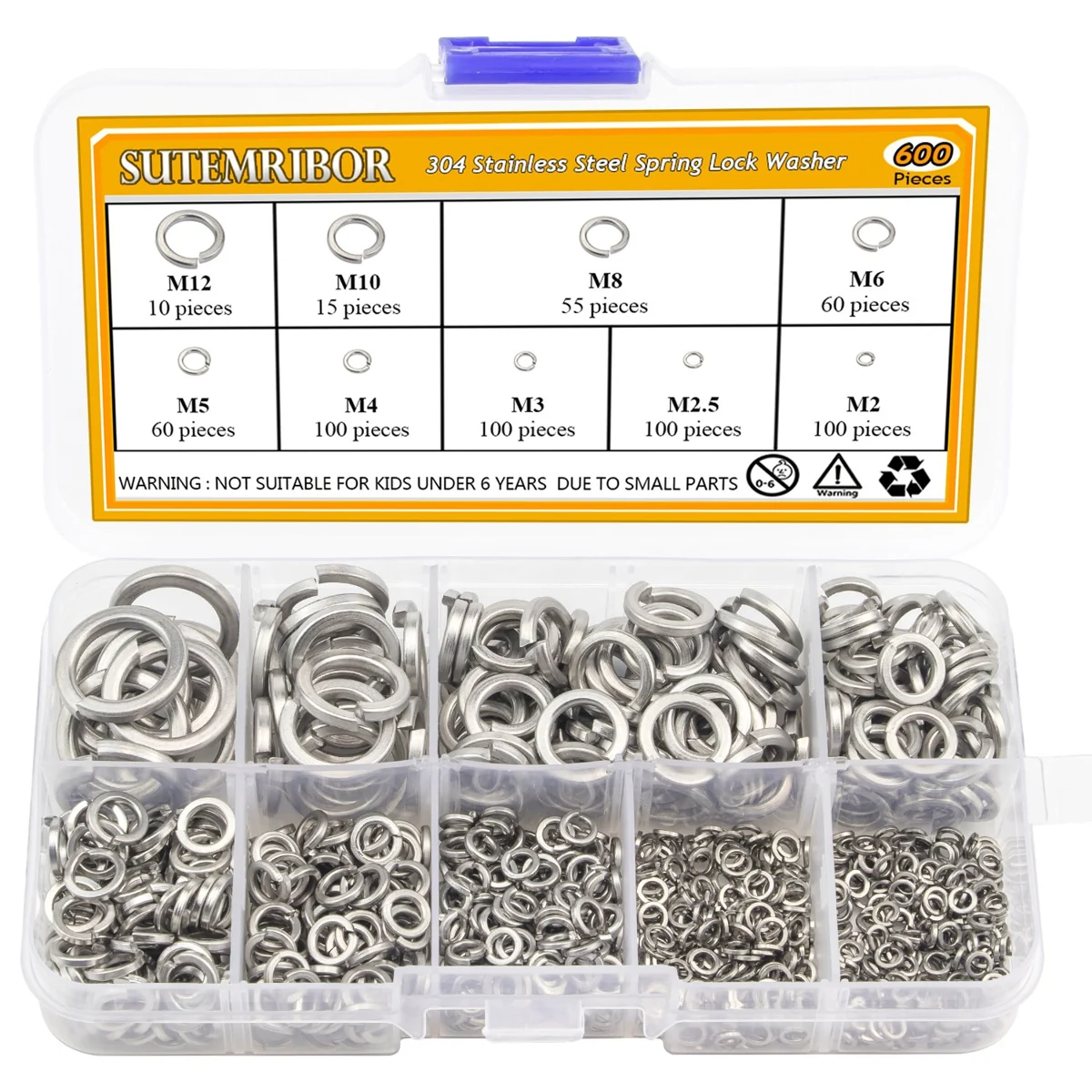 Sutemribor Split-Washer Assortment