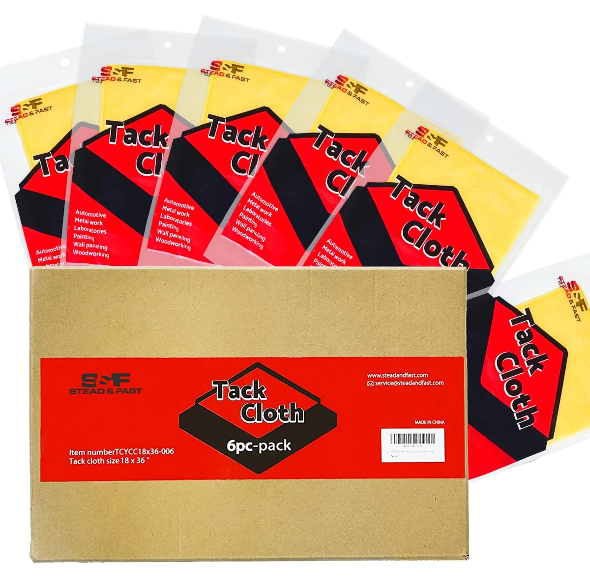 S&F Stead & Fast Tack Cloths