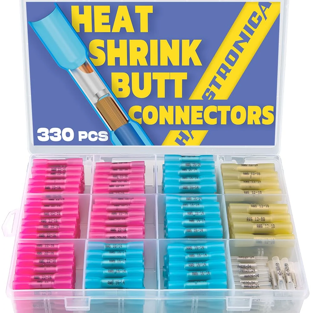 Haisstronica Heat-Shrink Butt Connectors