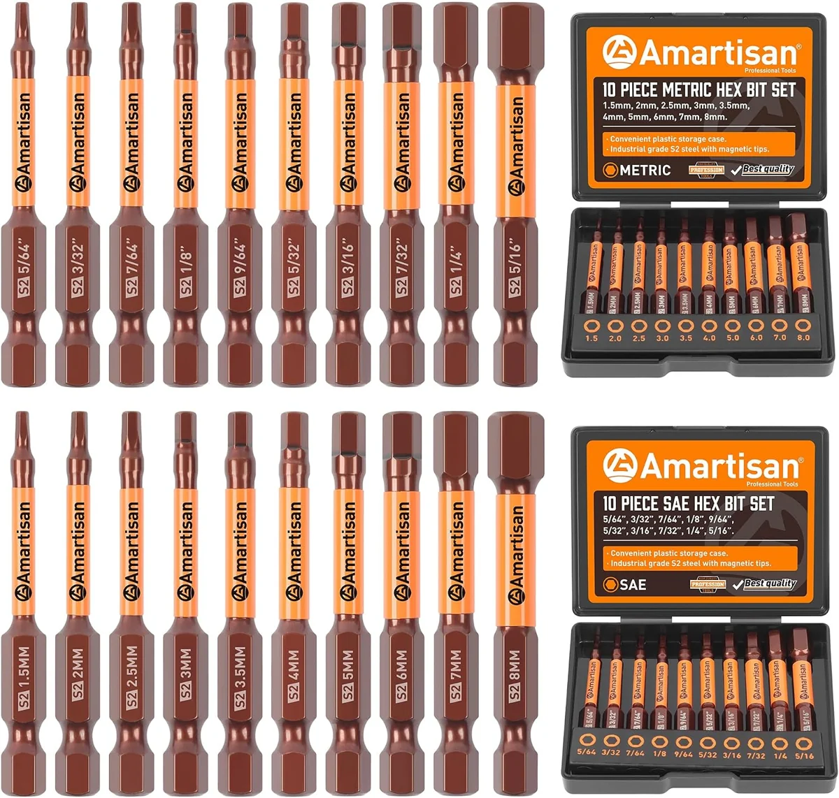 Amartisan Hex Driver Bits