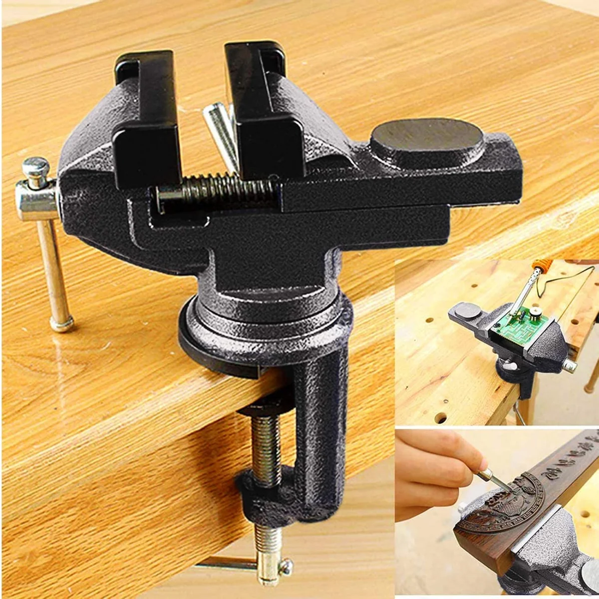 MYTEC Clamp-On Bench Vise