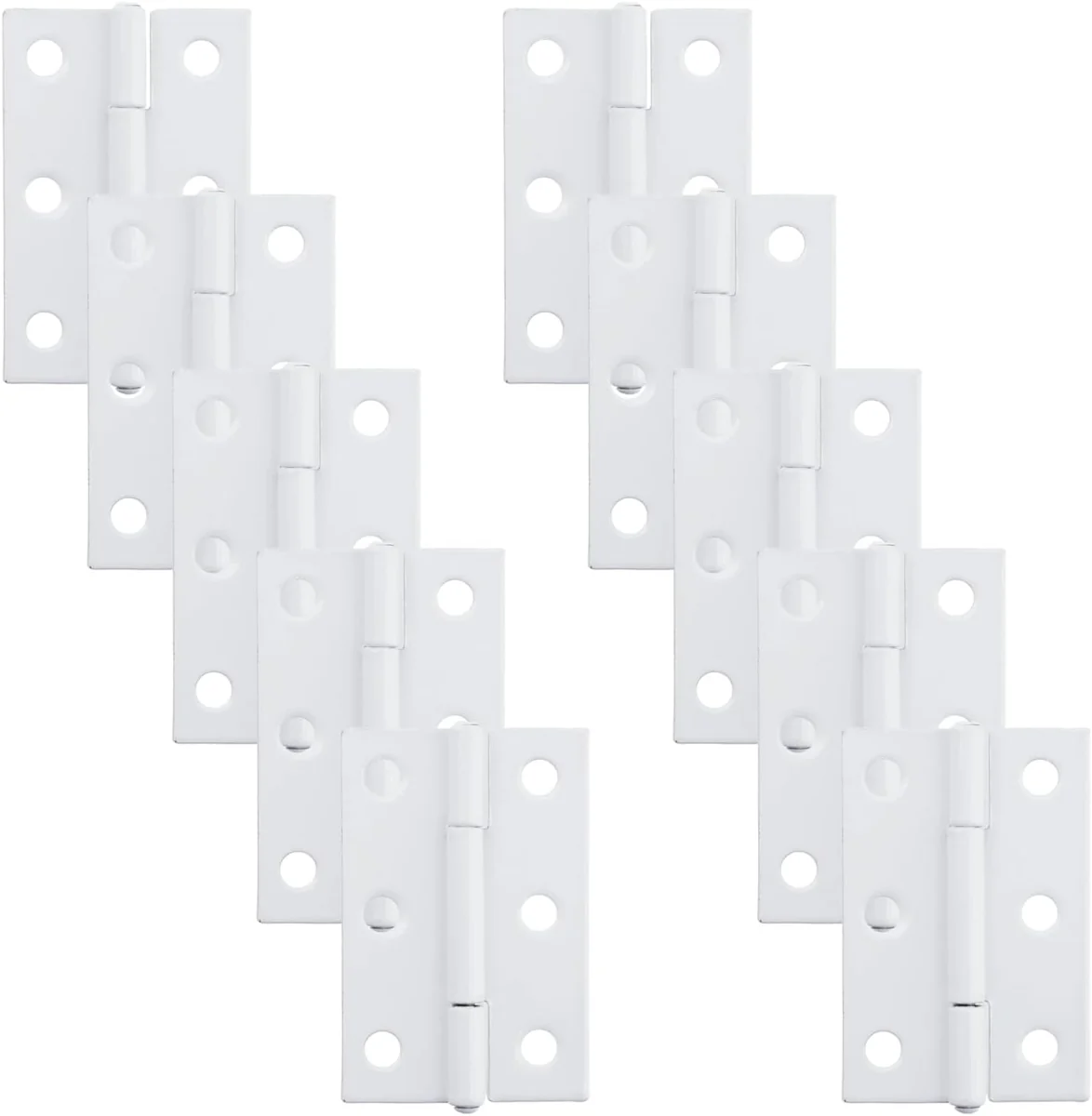 Tulead White Butt Hinges