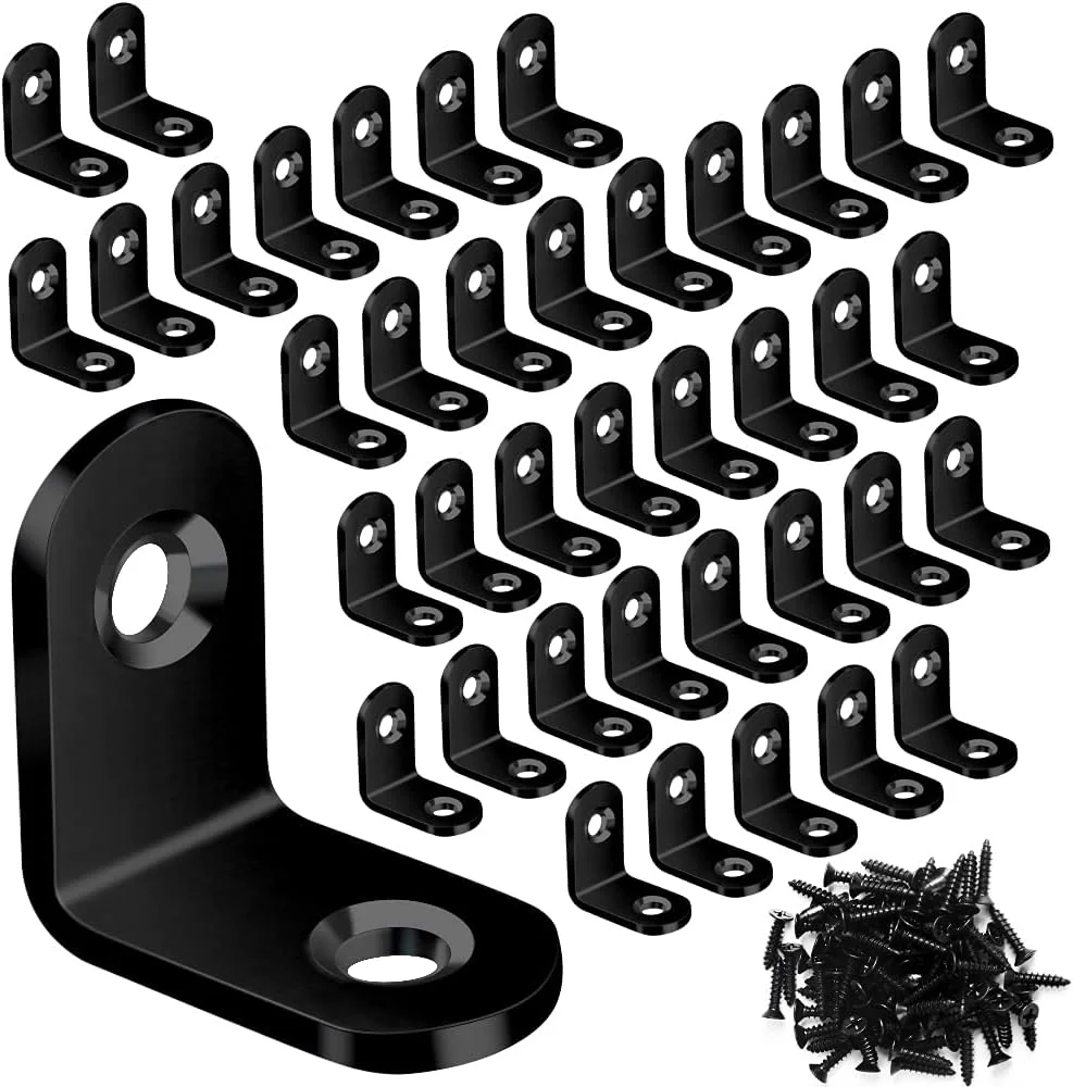 Black Stainless Corner Braces
