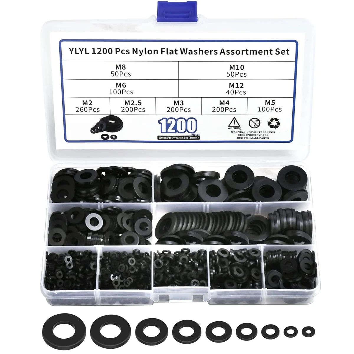 YLYL Nylon Washer Assortment