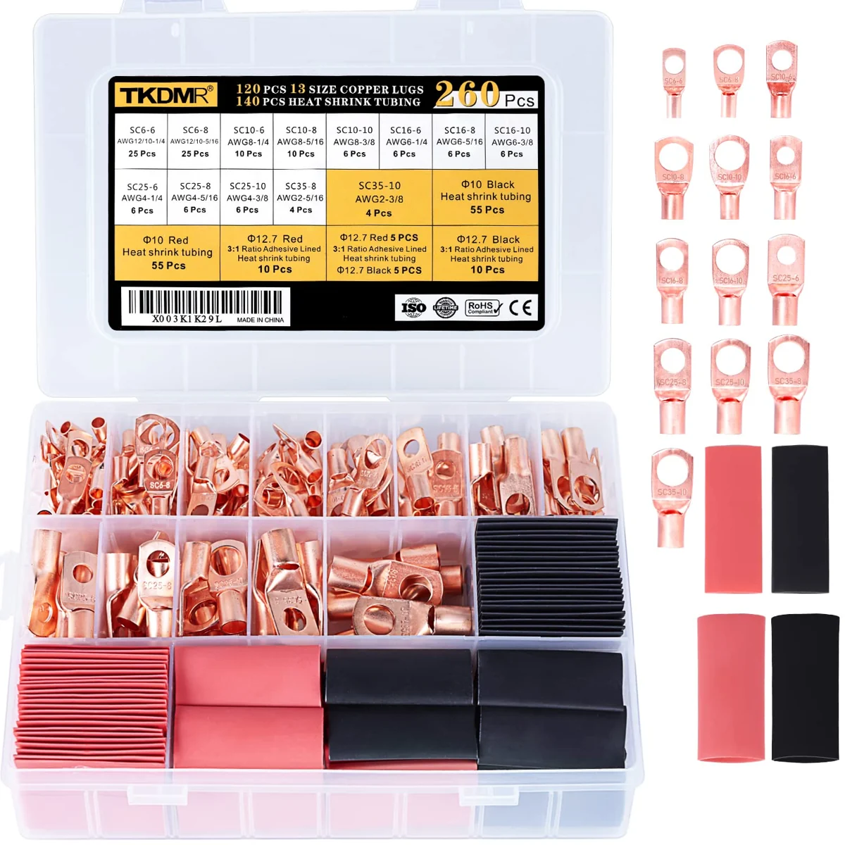 TKDMR Cable Lug and Heat-Shrink Kit