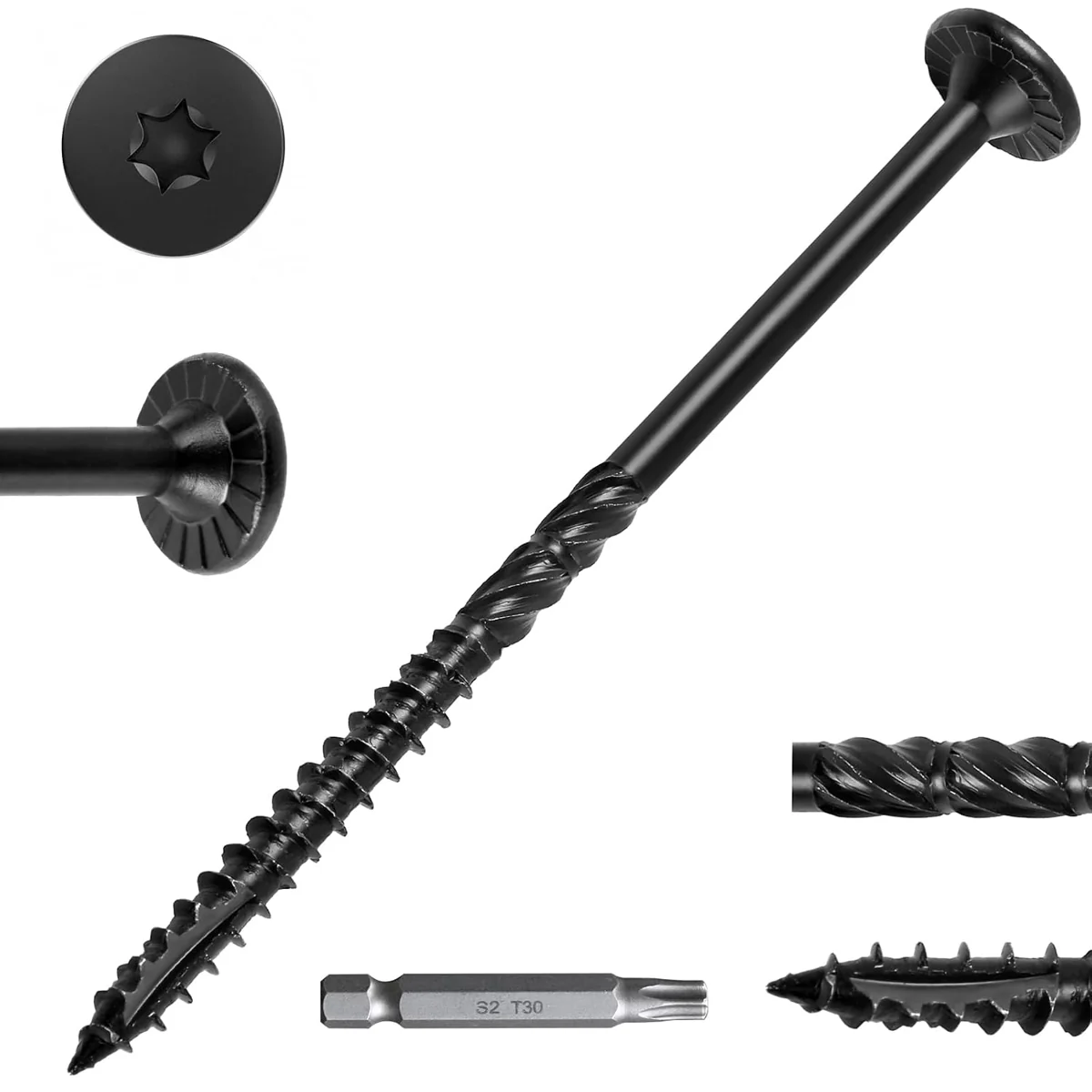 FMhotu 6-Inch Wood Screws