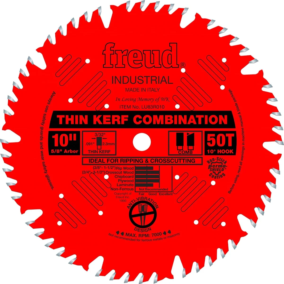 Freud LU83R010 Combination Blade