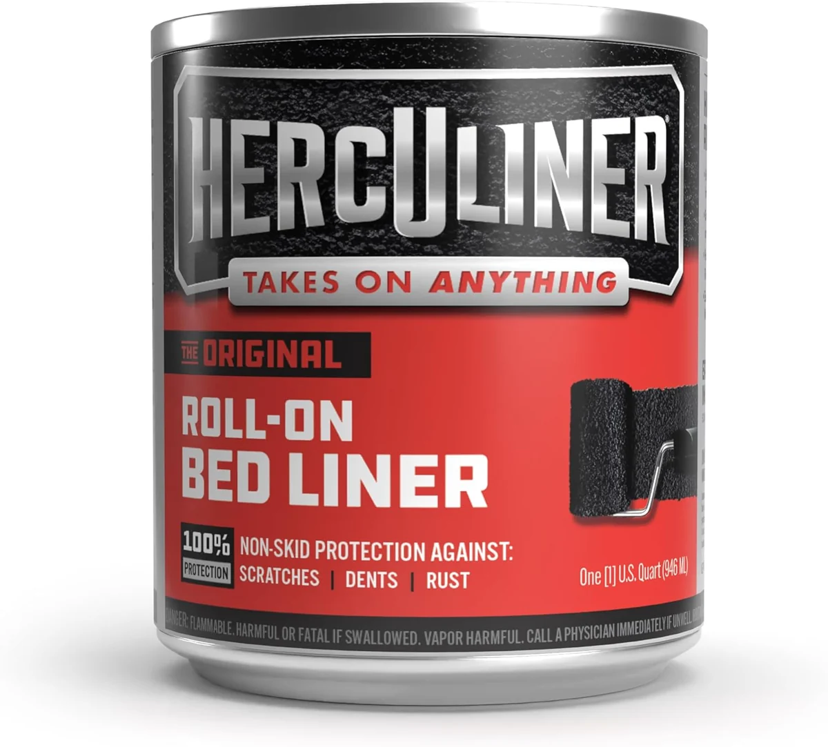 Herculiner Black Bedliner Quart