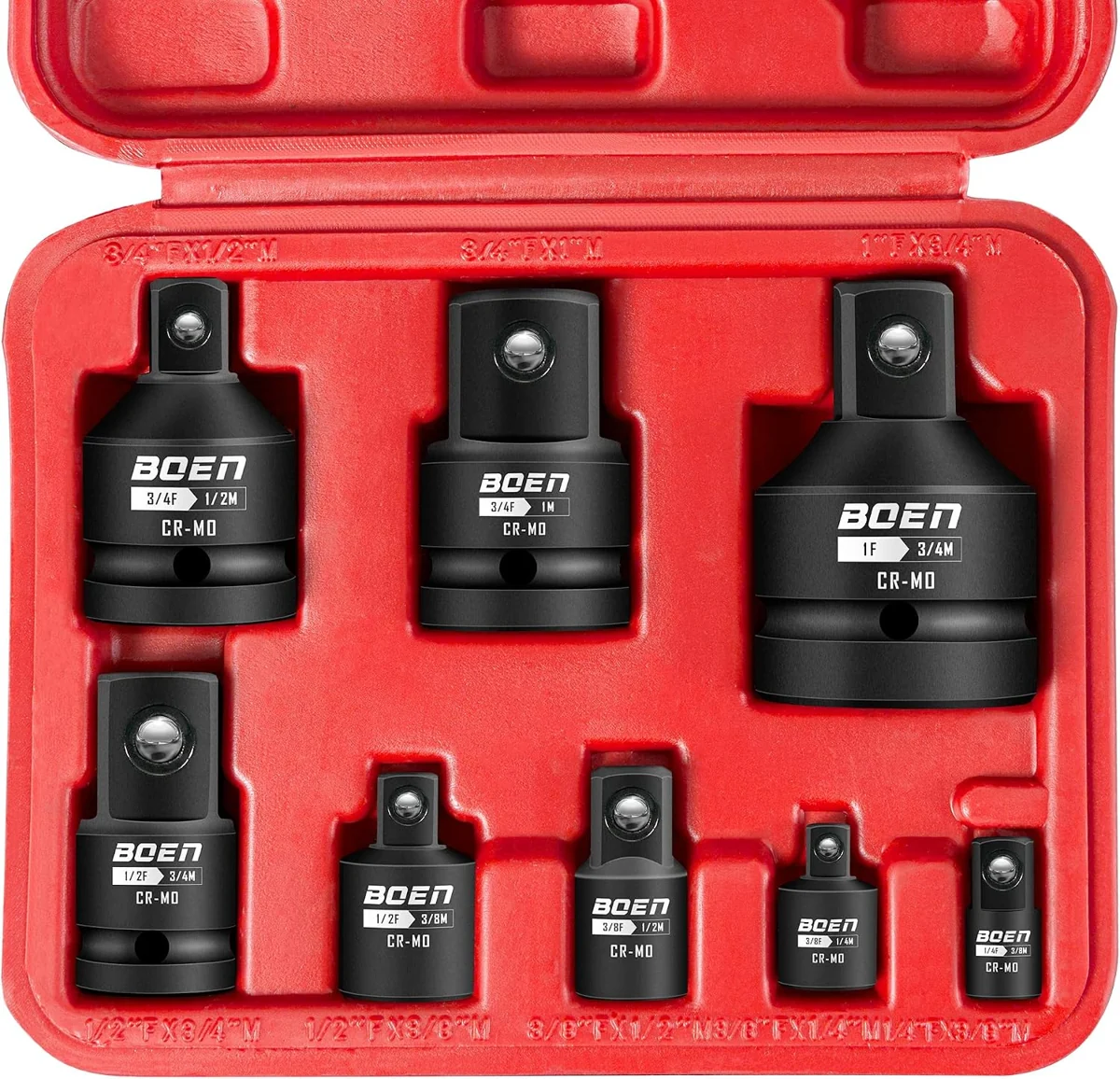 BOEN Socket Adapter and Reducer Set