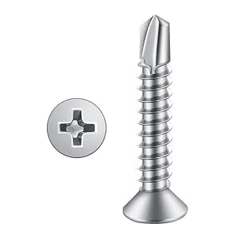 Number-10 Flat-Head Sheet Metal Screws