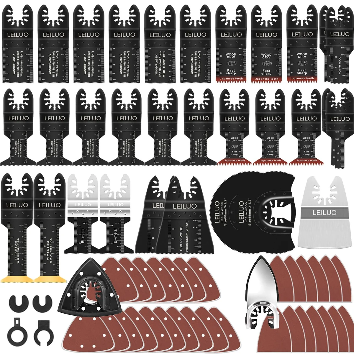 LEILUO Oscillating Tool Accessory Kit