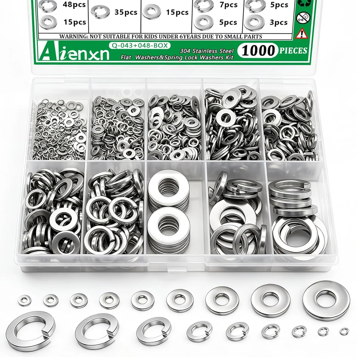 Aienxn Split-Washer Assortment