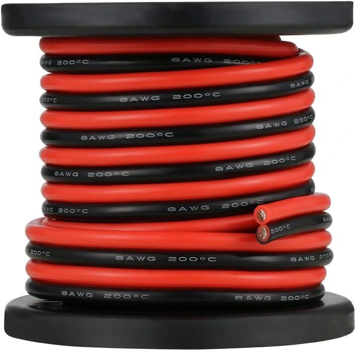 BNTECHGO 8-AWG Paired Silicone Cable