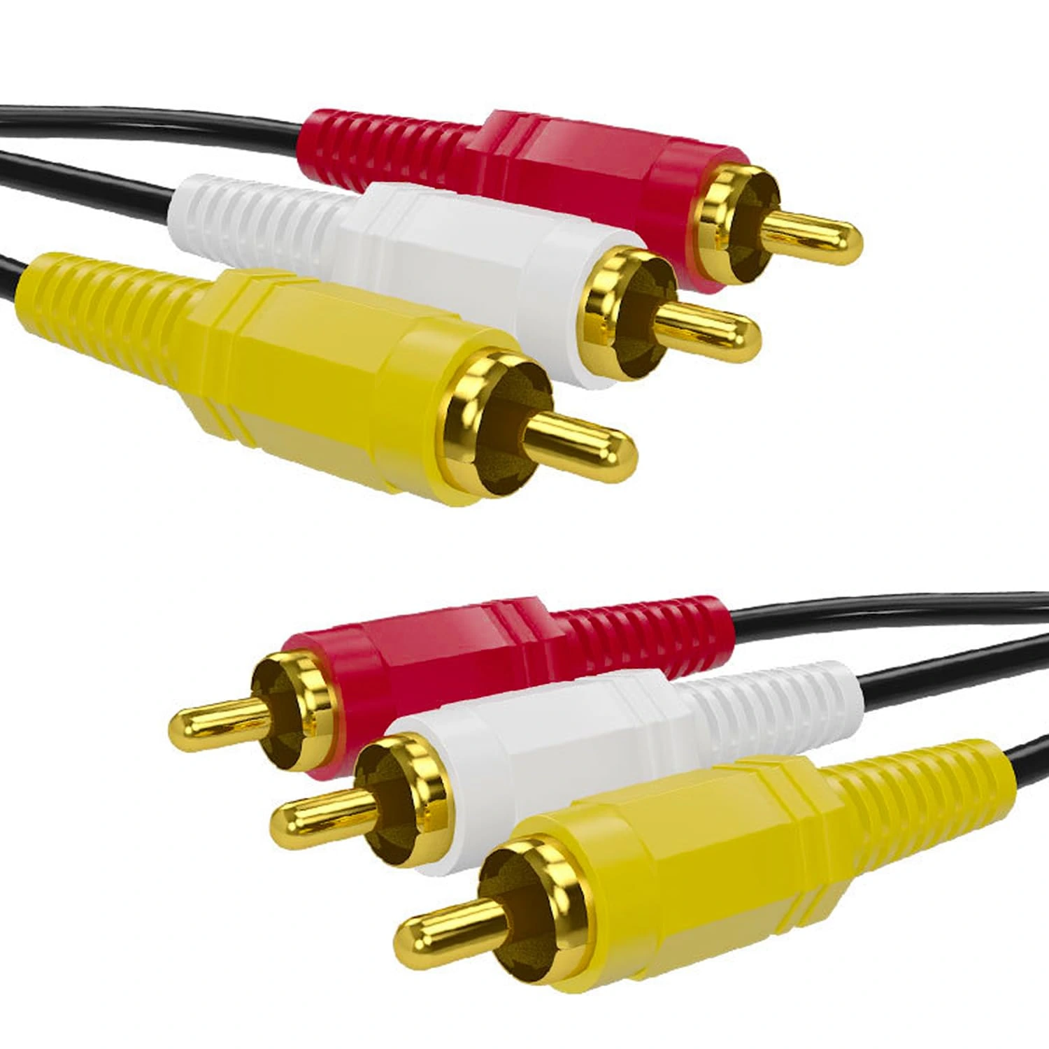 HTDYOO 4.6-Foot Triple-RCA Cable