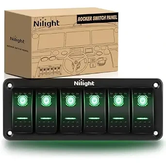 Nilight 90141F Six-Switch Panel