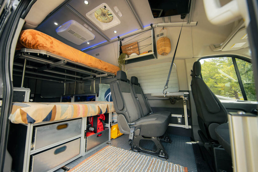 Aluminum Extrusion Interior Framing for Camper Van Examples — reference image