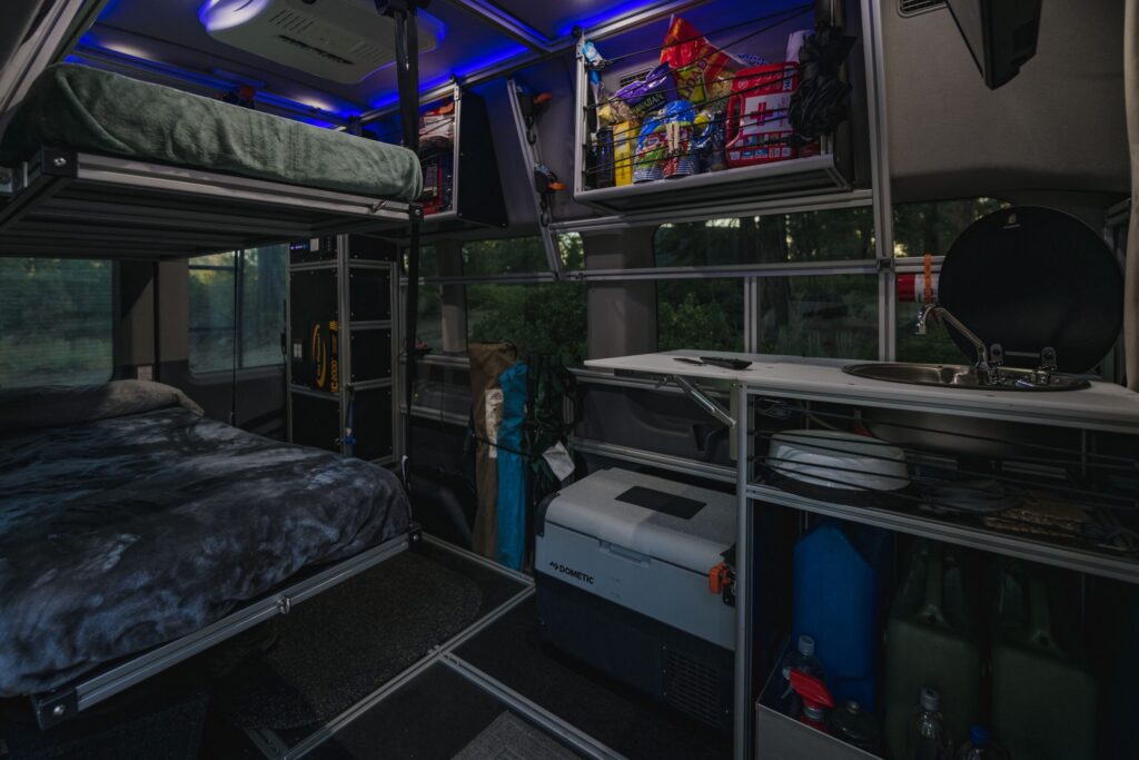 Aluminum Extrusion Interior Framing for Camper Van Examples — reference image