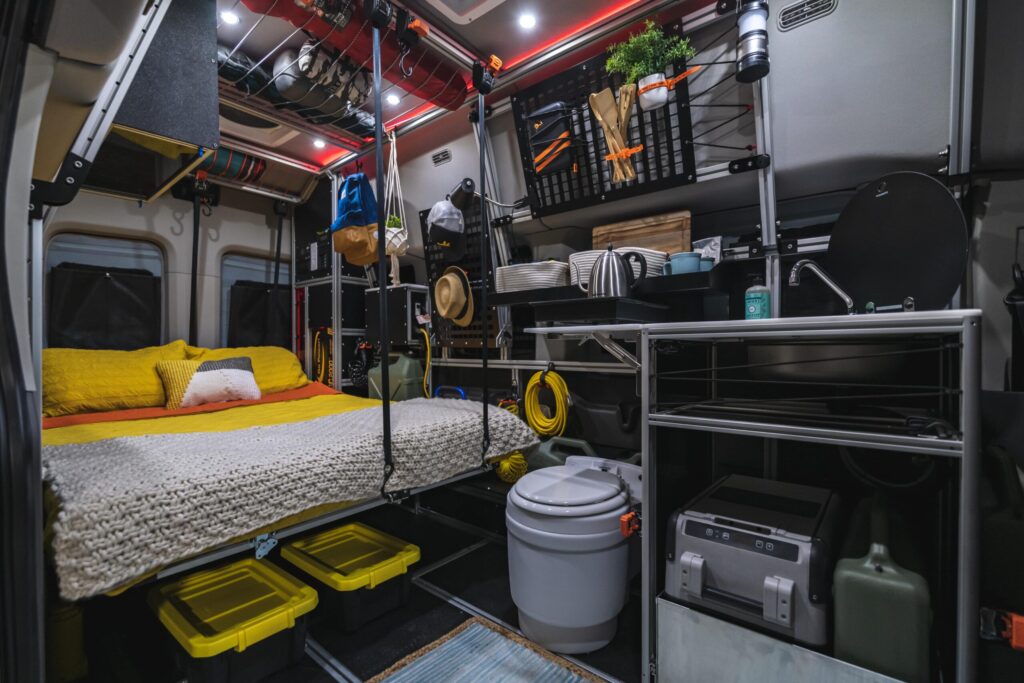 Aluminum Extrusion Interior Framing for Camper Van Examples — reference image