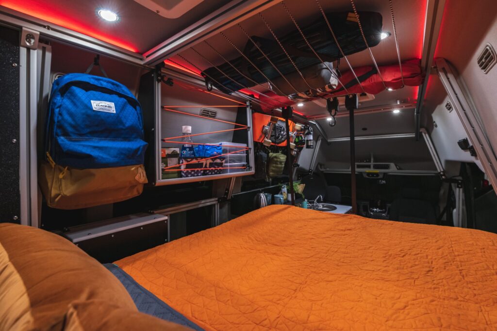 Aluminum Extrusion Interior Framing for Camper Van Examples — reference image