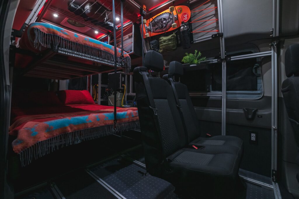 Aluminum Extrusion Interior Framing for Camper Van Examples — reference image
