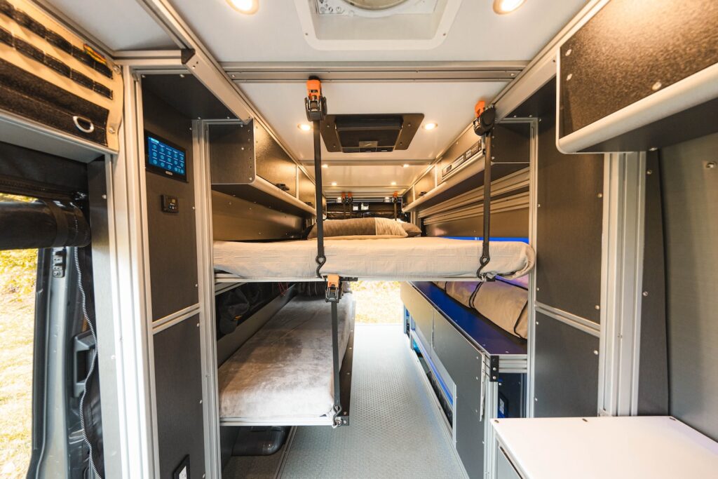 Aluminum Extrusion Interior Framing for Camper Van Examples — reference image