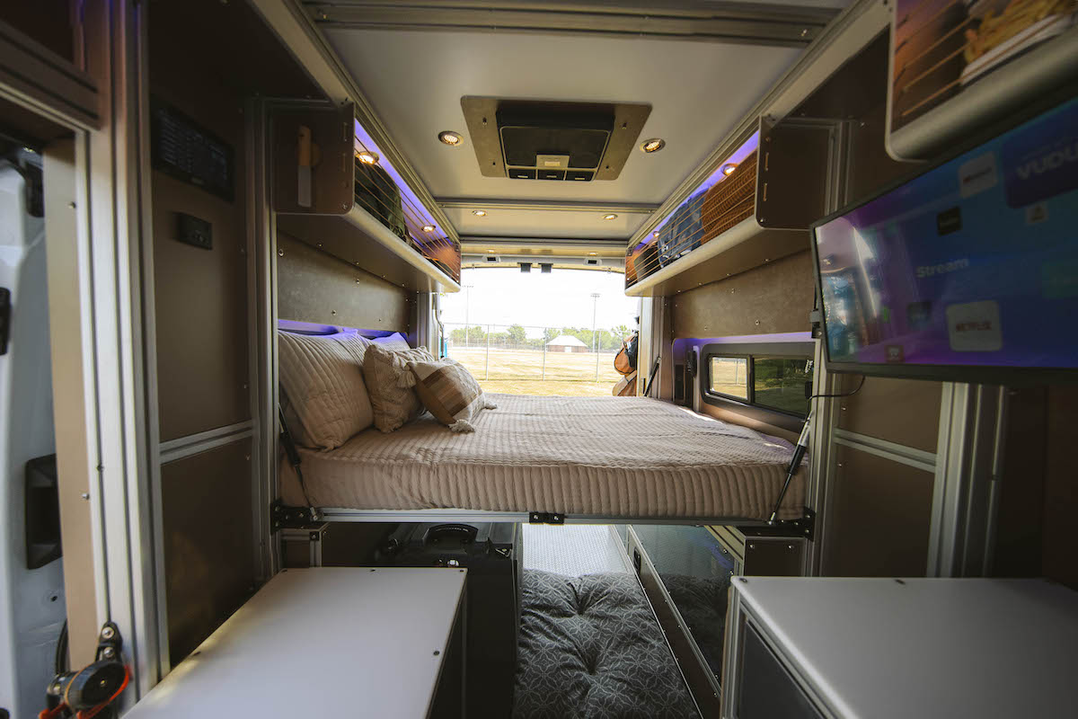 Aluminum Extrusion Interior Framing for Camper Van Examples — reference image