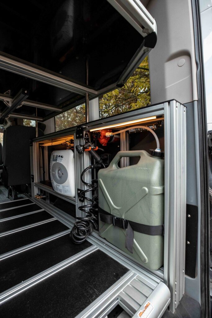 Aluminum Extrusion Interior Framing for Camper Van Examples — reference image