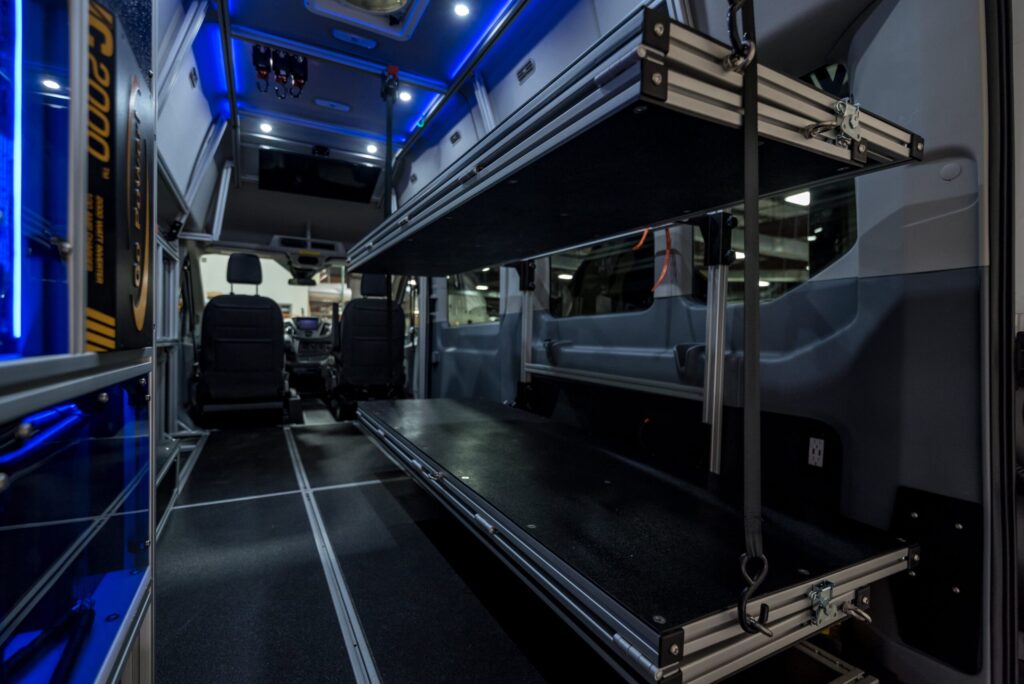 Aluminum Extrusion Interior Framing for Camper Van Examples — reference image
